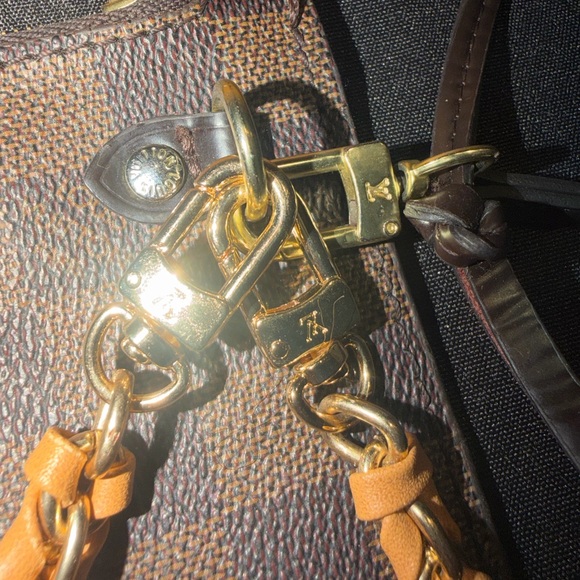 Louis Vuitton Brown Checkered Clutch - Picture 3 of 8